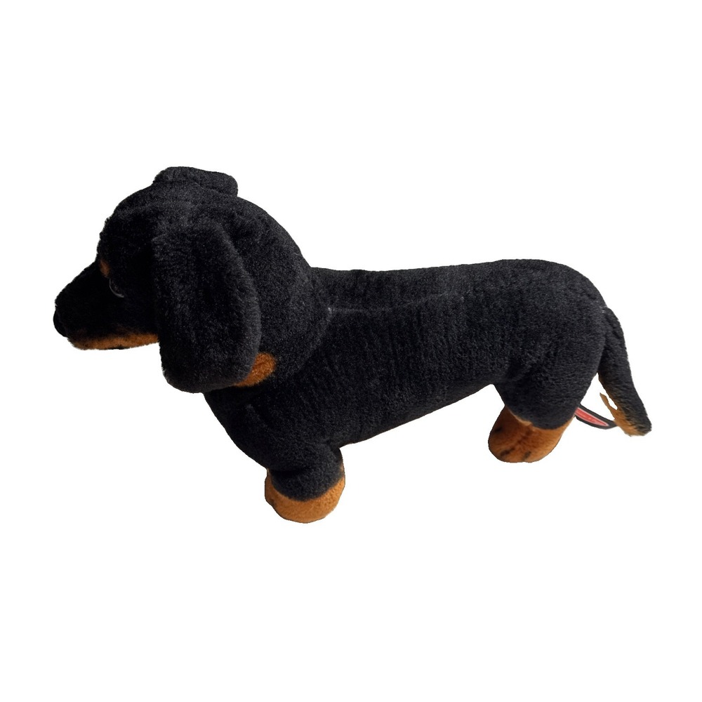 20" Melissa & Doug Plush Dachshund Dog Black & Tan Weiner Dog